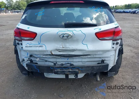 2019 Hyundai Elantra Gt from USA, damaged, VIN KMHH35LE2KU094534